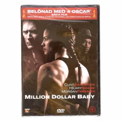 Million Dollar Baby DVD - Oscar-vinner med Clint Eastwood og Morgan Freeman
