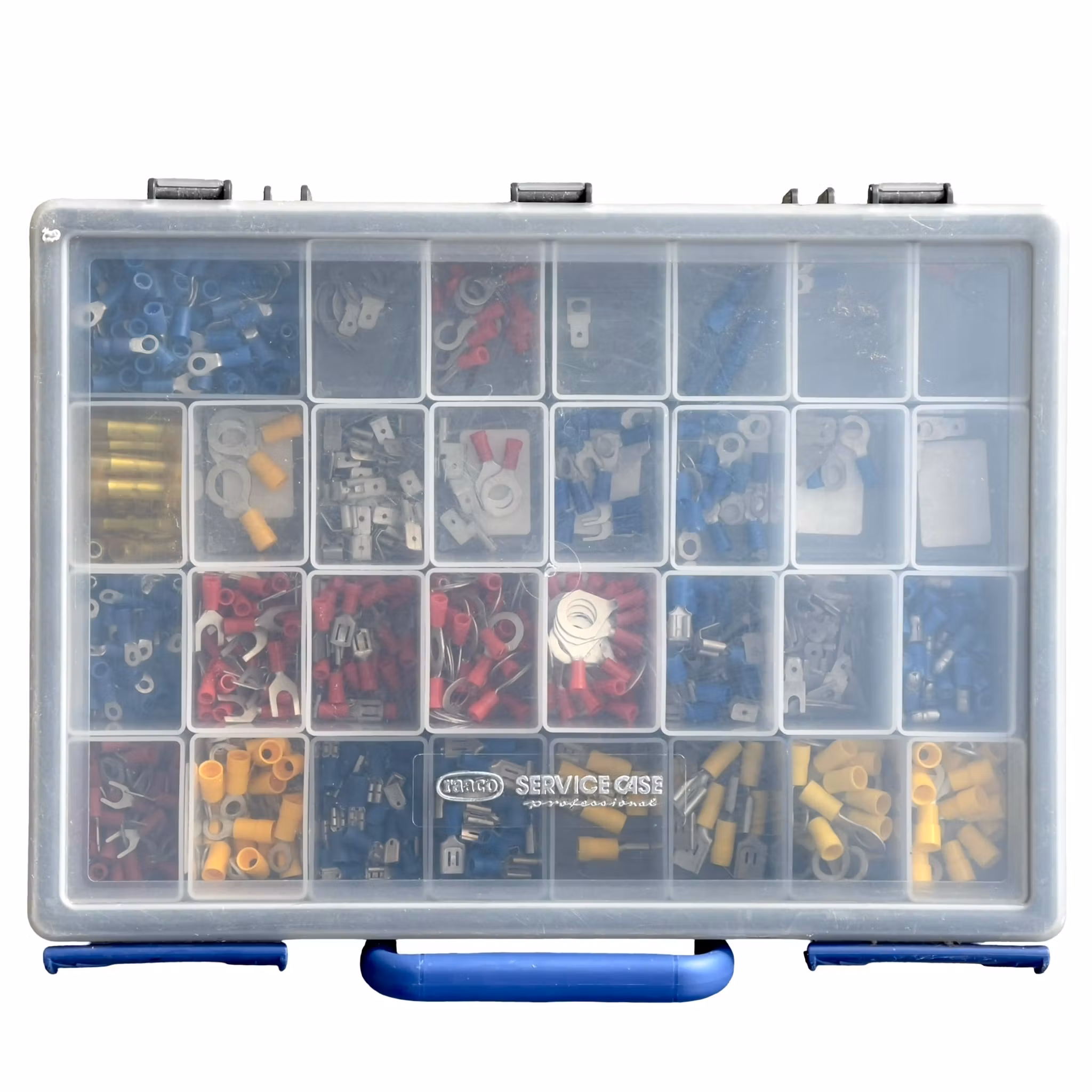 Sortimentslåda med kabelskor och elterminaler - Service Case