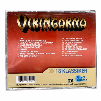 Vikingarna - 18 Klassiker CD