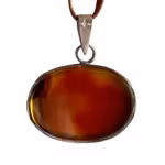 Vintage silver hänge 925 med Agat / Karneol