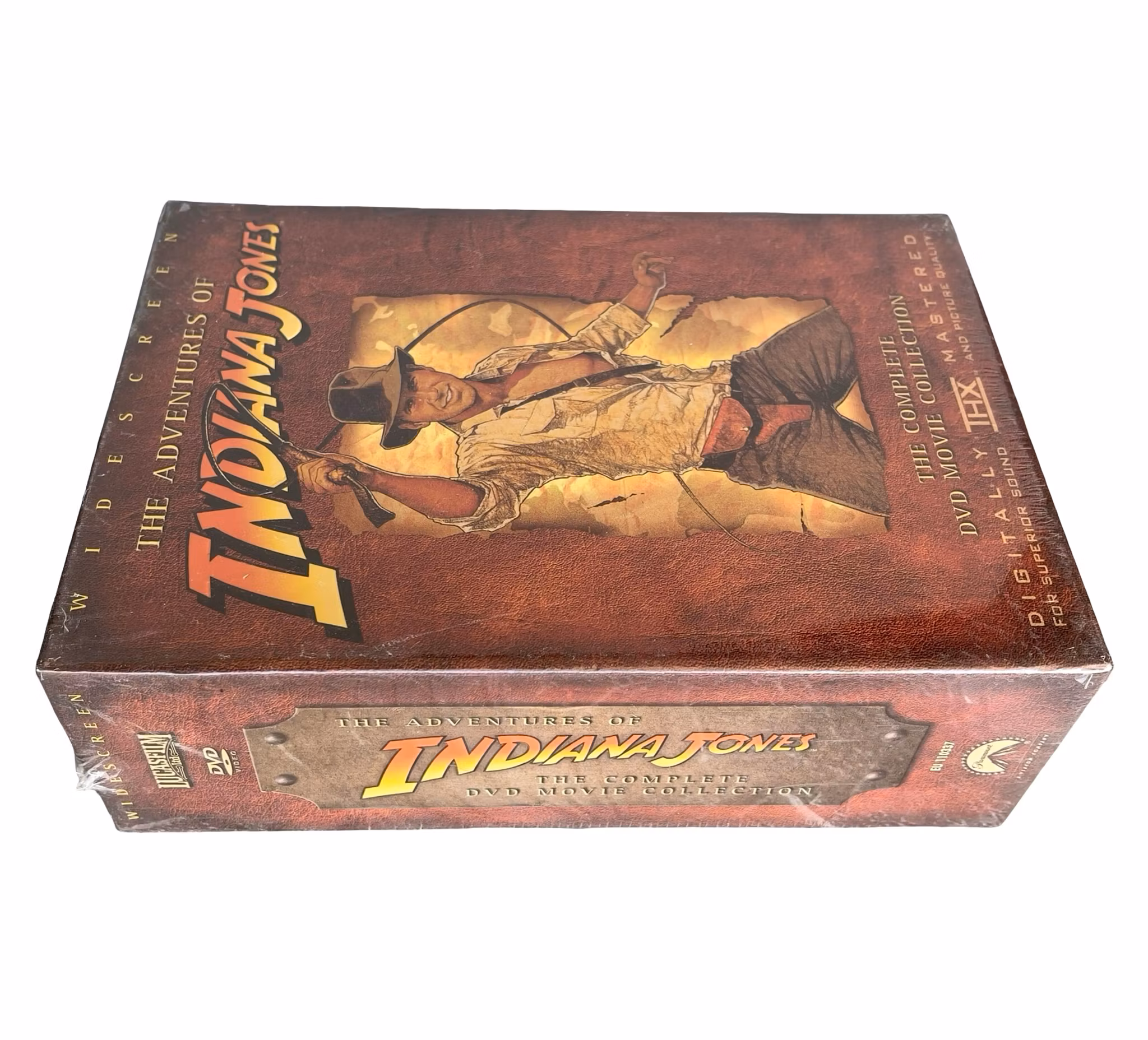Indiana Jones - Komplett Inplastad / Oöppnad DVD box (4 skivor, svensk utgåva)