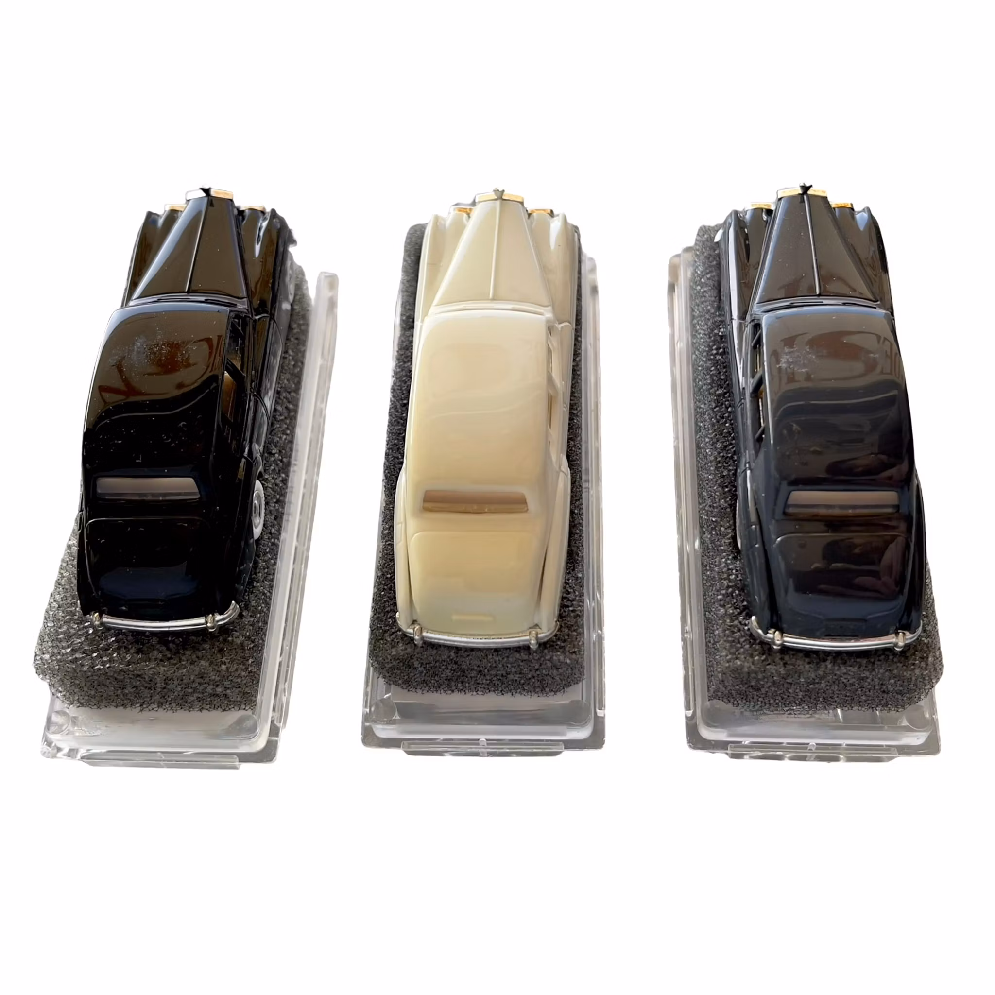 Rolls Royce i original askar - Revell Praline - 3 st modellbilar / samlarbilar