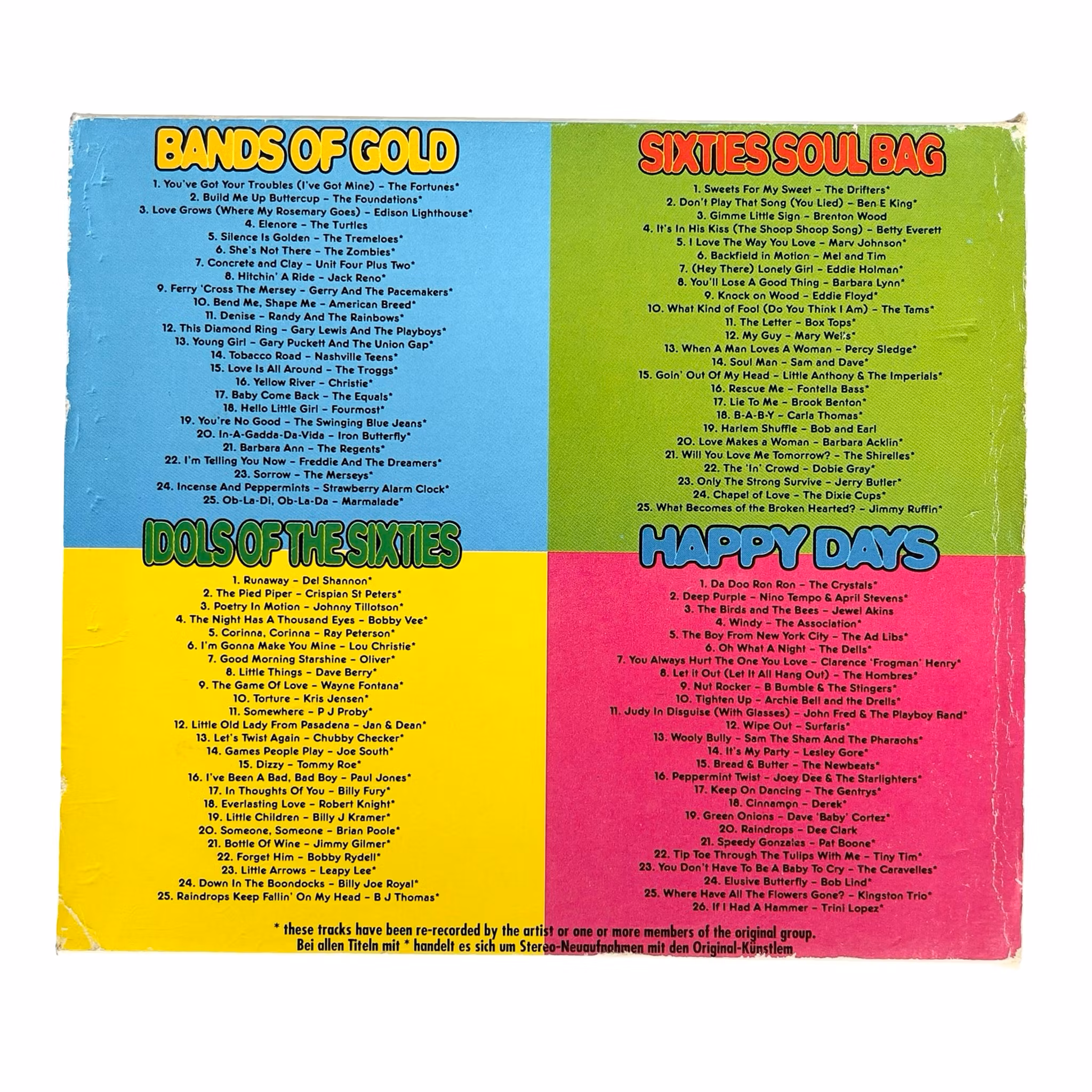 CD box K Tel - Sixties 101 Essential Sixties Classics - Oanvänt 4 CD