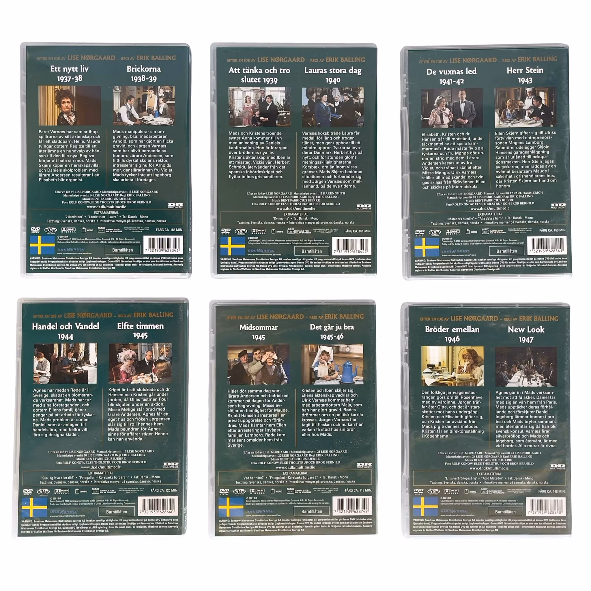 Matador - Komplett 12 DVD samling (Avsnitt 1-24)