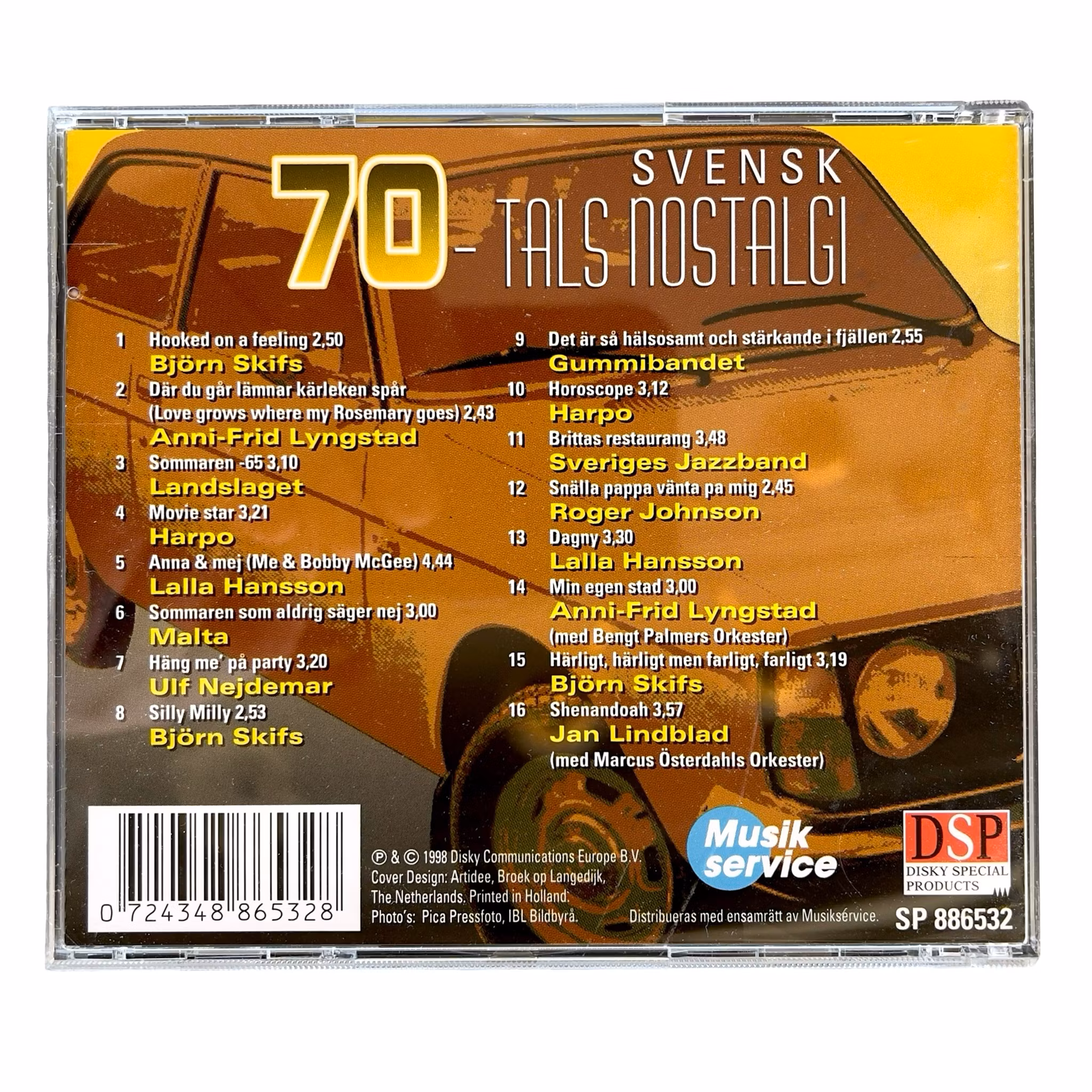 CD - Svensk 70-tals nostalgi - Björn Skifs, Harpo, Anni Frid
