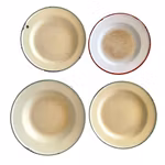 Vintage Kockums - Emalj tallrikar 4 st - Sweden