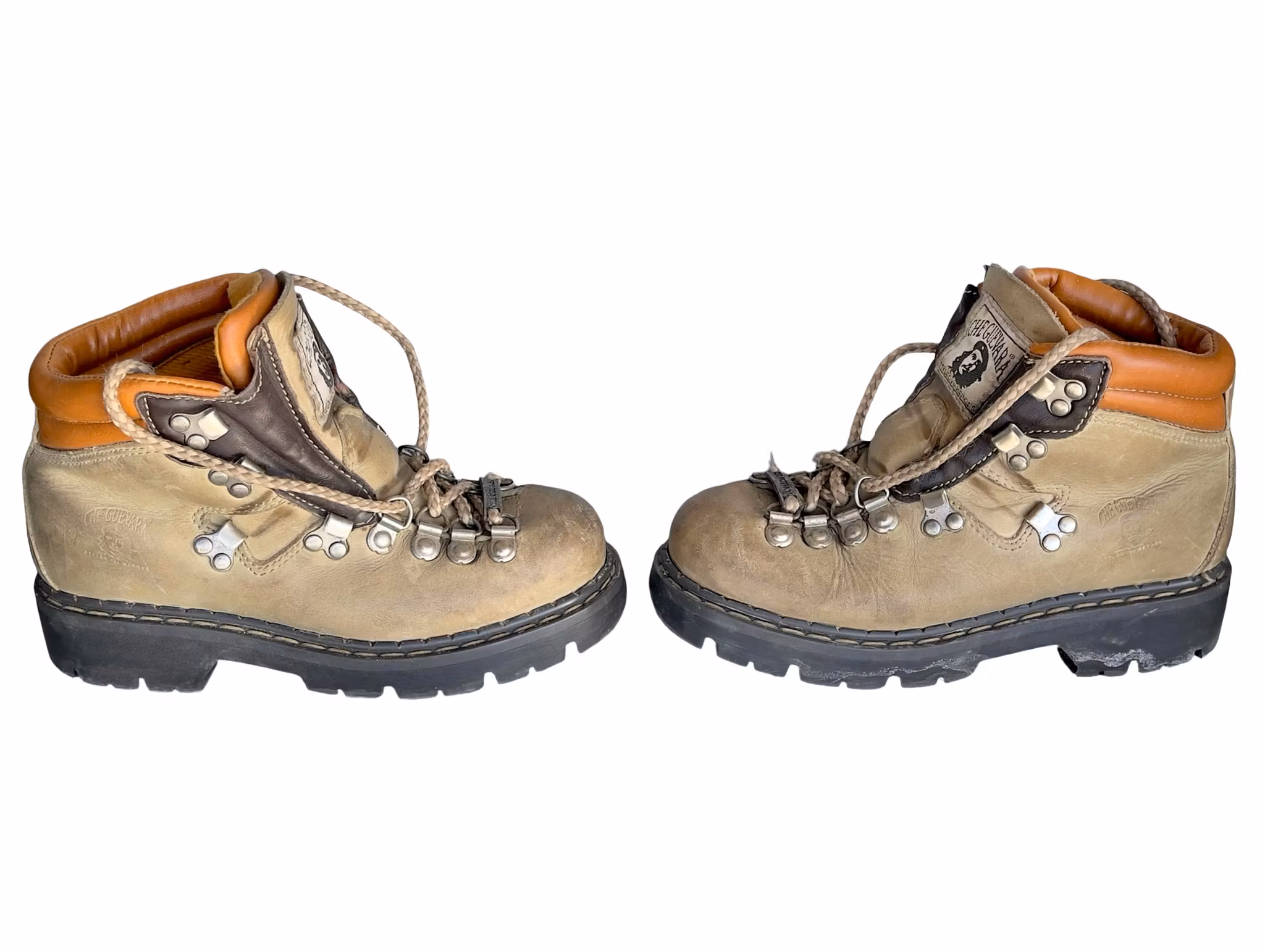 Che Guevara motiv - Vintage kängor - I läder - Dam/Herrskor - stl 36