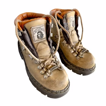 Botas vintage con estampado del Che Guevara - Piel - Calzado para hombre/mujer - Talla 36