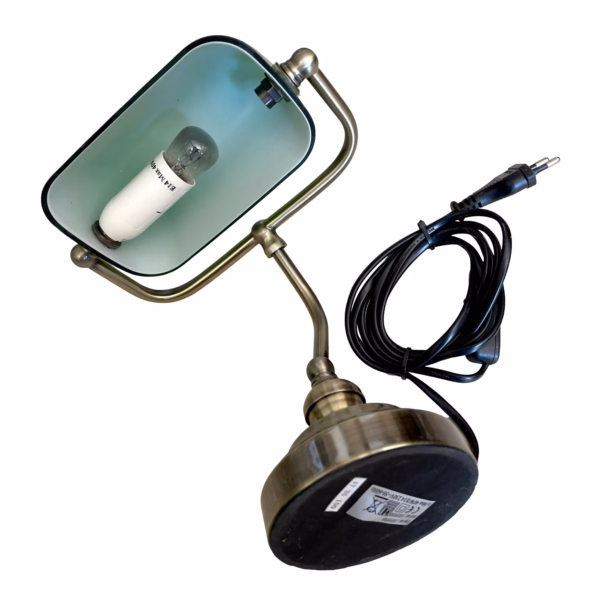 Markslöjd - Elegant grön bankir lampa / skrivbords lampa i klassisk stil