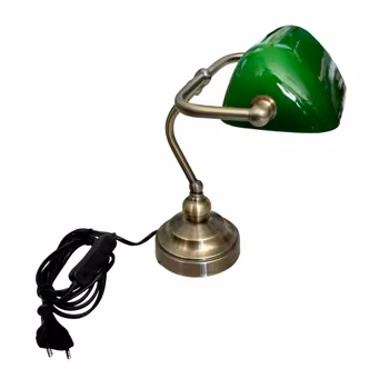 Markslöjd - Elegant green banker lamp / desk lamp in classic style