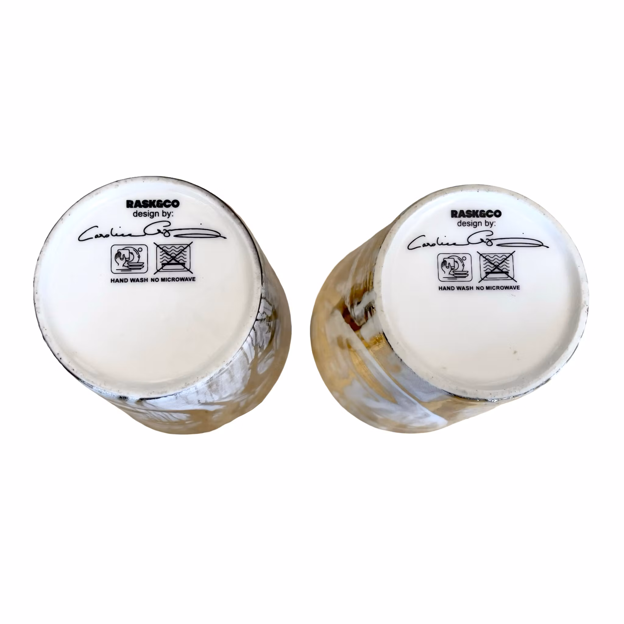 Två muggar RASKECO by Carolina Gynning design - Konstnärliga ansikten