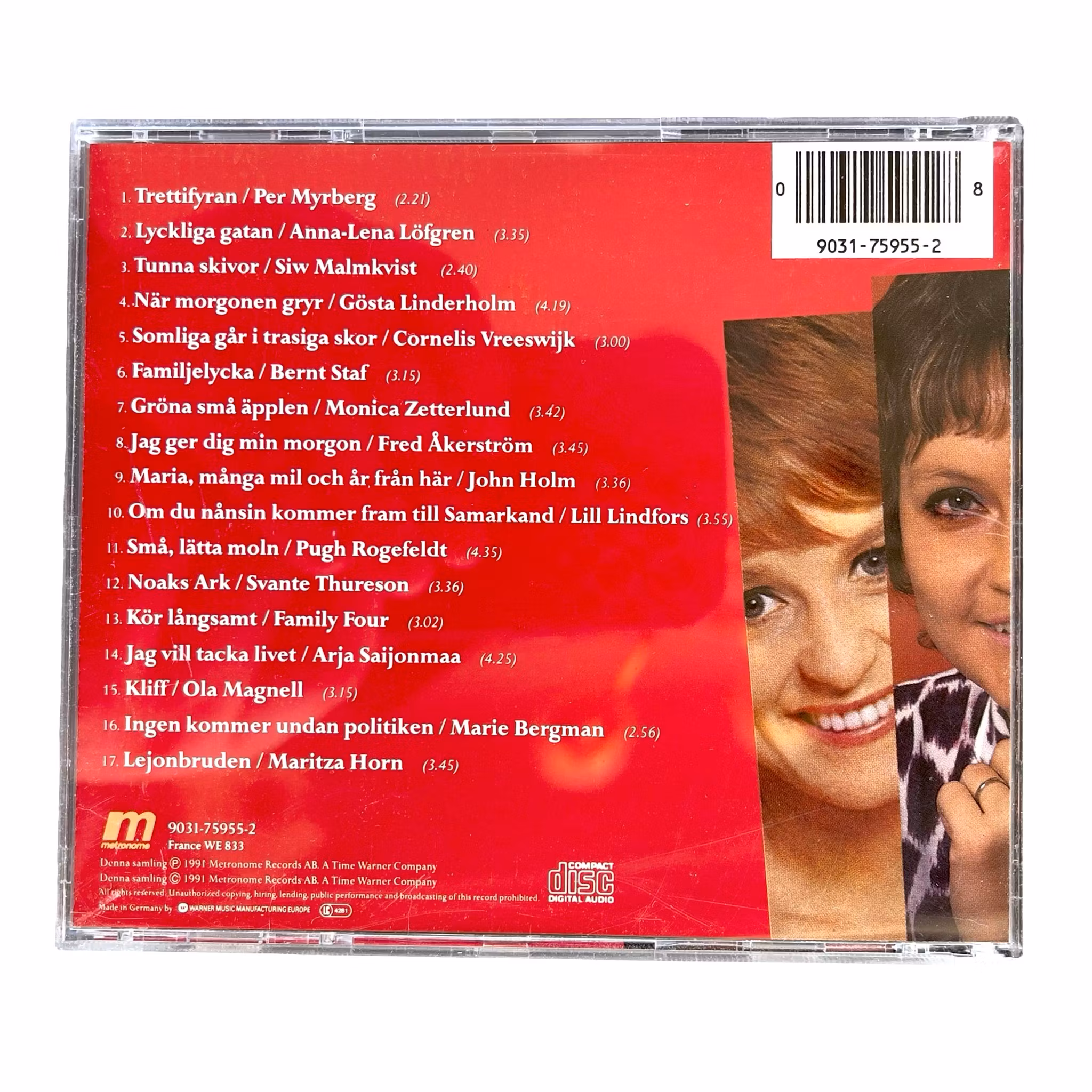 Metronome klassiker CD - Monica Zetterlund, Cornelis, Lill Lindfors m.fl.
