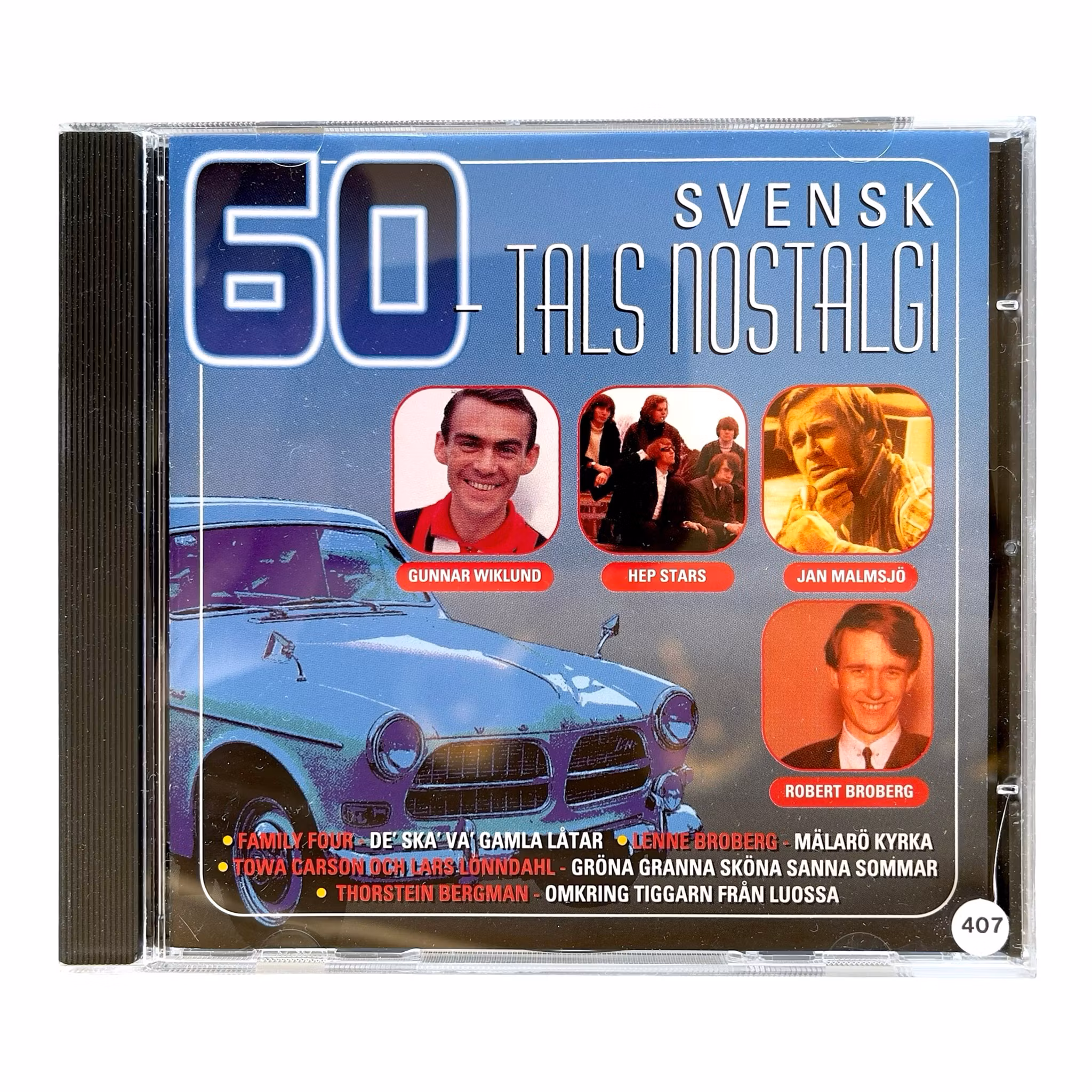 60-tals nostalgi - Svensk samlings CD med klassiska favoriter