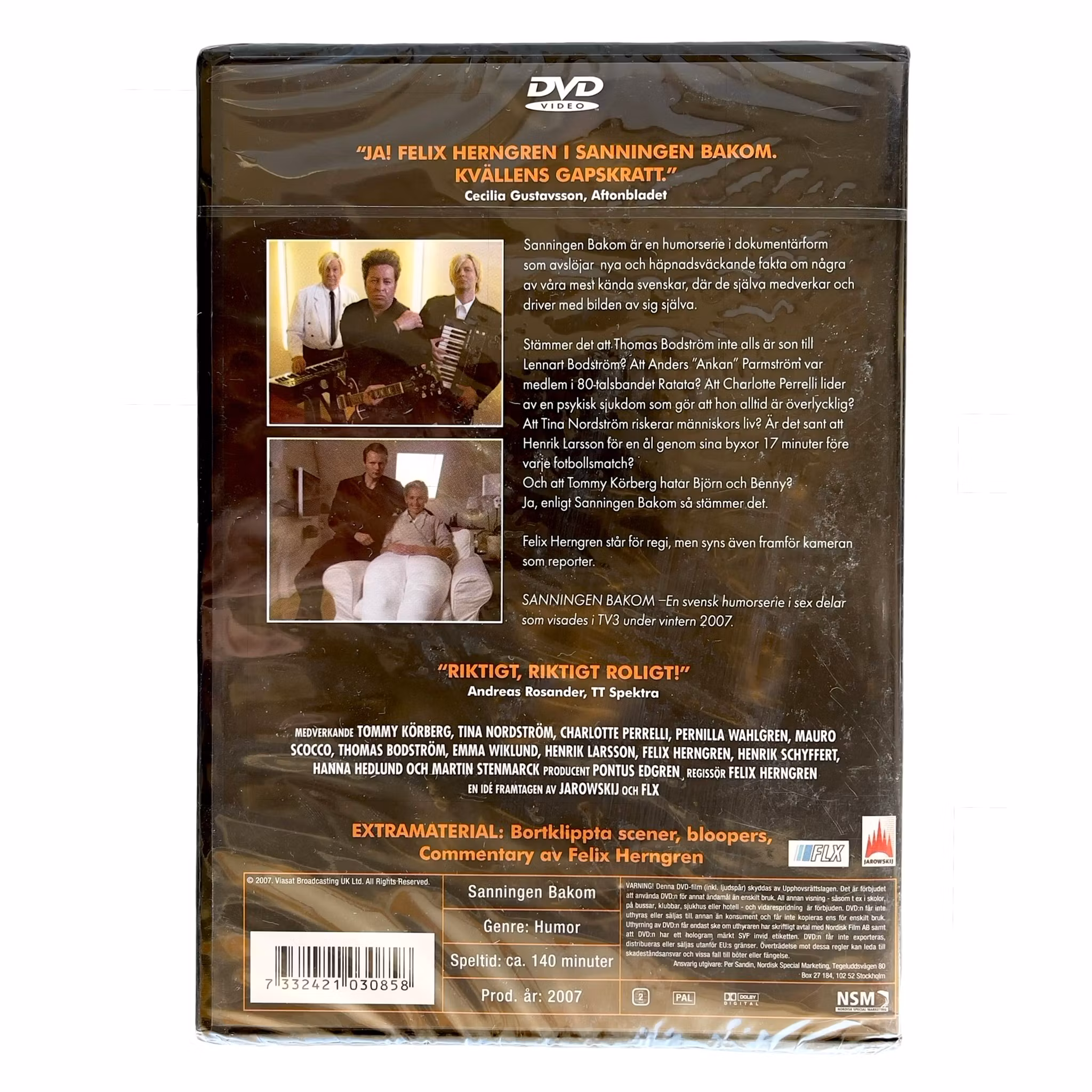 Sanningen bakom - Svensk humorserie med Felix Herngren - Inplastad DVD