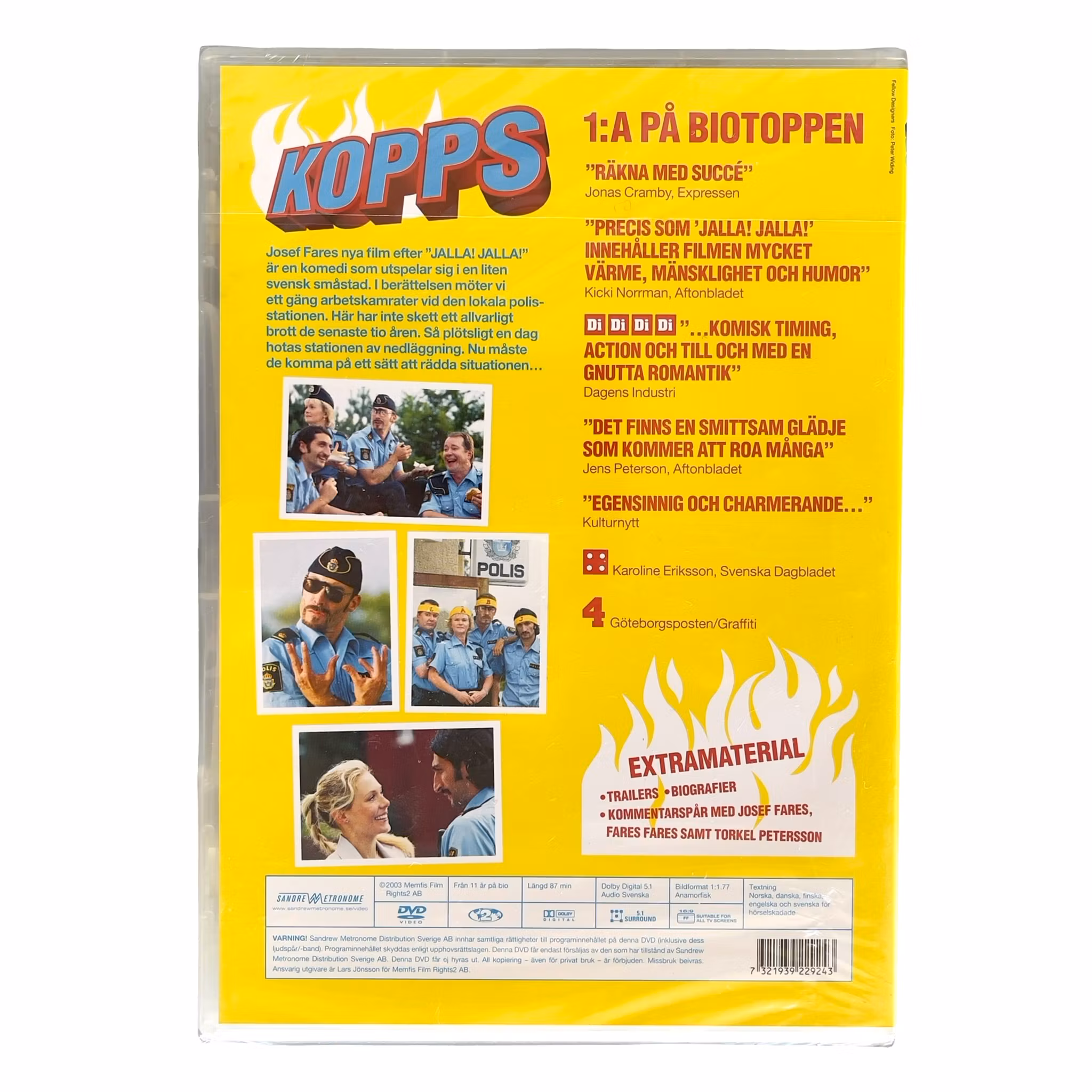 Kopps - Svensk komediklassiker - Inplastad DVD