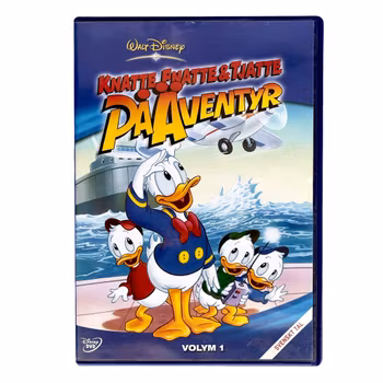 Kalle Anka / Knatte, Fnatte & Tjatte på äventyr Volym 1 - Disney DVD