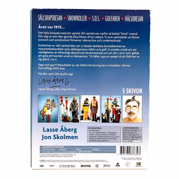 Lasse Åbergs Sällskapsresor - DVD box med 5 filmer - I topp skick