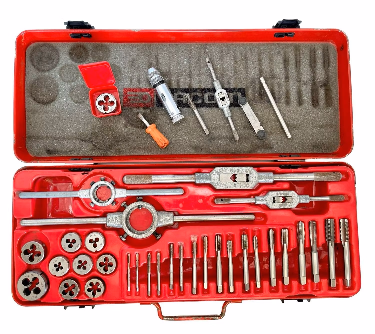 FACOM gäng verktygs sats / Gängsats i metallåda - Kvalitets verktyg