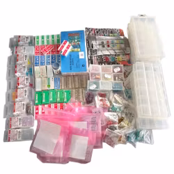 Large batch of fuses - Car fuses + Glass tube fuses + Assortment boxes