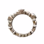 KUMKUM ring i sterling silver 925 med stenar - Stl 19