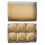 Vintage glas ljusstakar 6 st i original kartong - Asp Holmblad