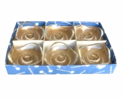 Vintage glas ljusstakar 6 st i original kartong - Asp Holmblad