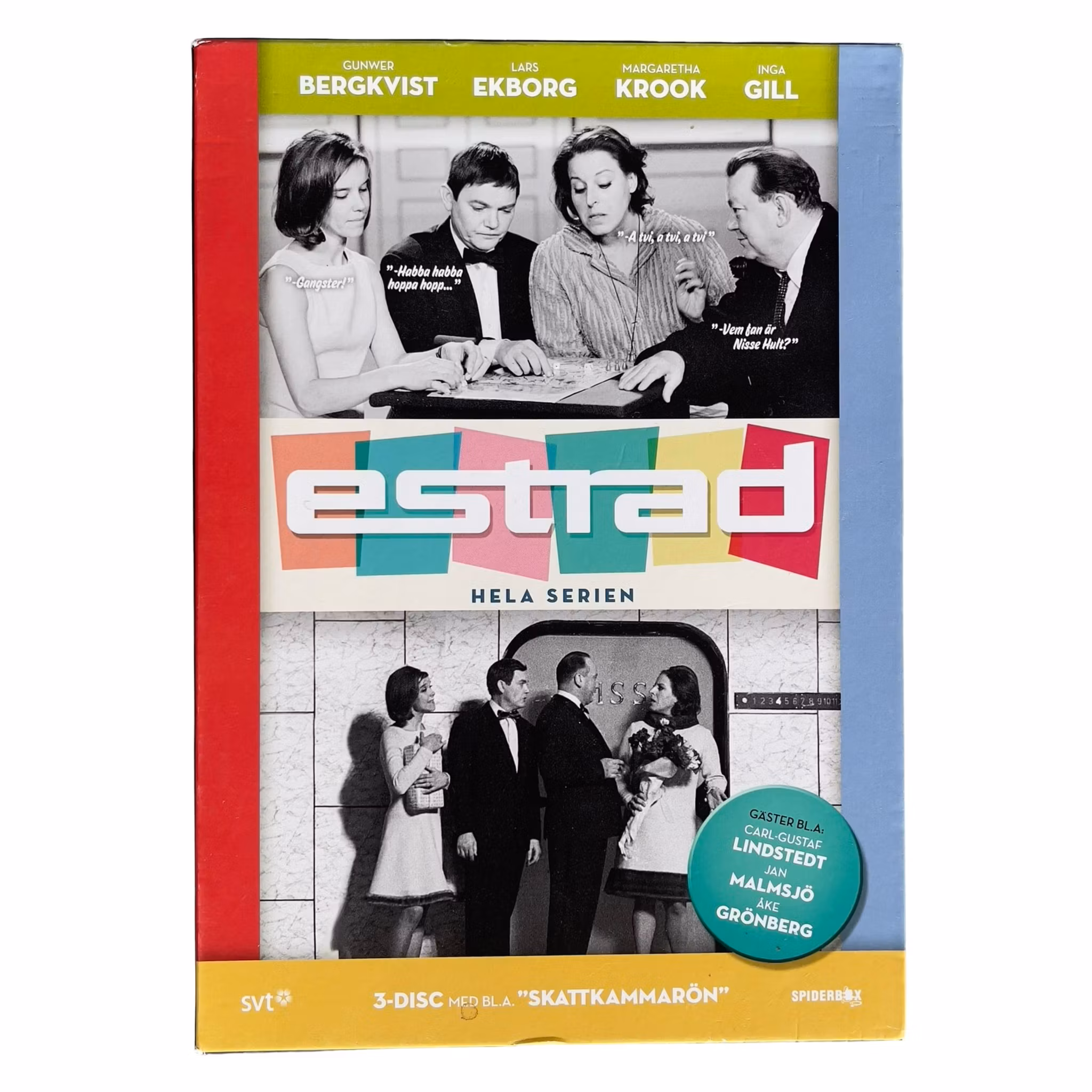 Estrad - Hela serien - Inplastad / Oöppnad 3 DVD - Klassisk svensk TV underhållning SVT