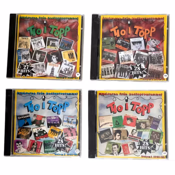 Tio i Topp - Komplett CD samling Volym 1-4 (1961-1967) - EMI