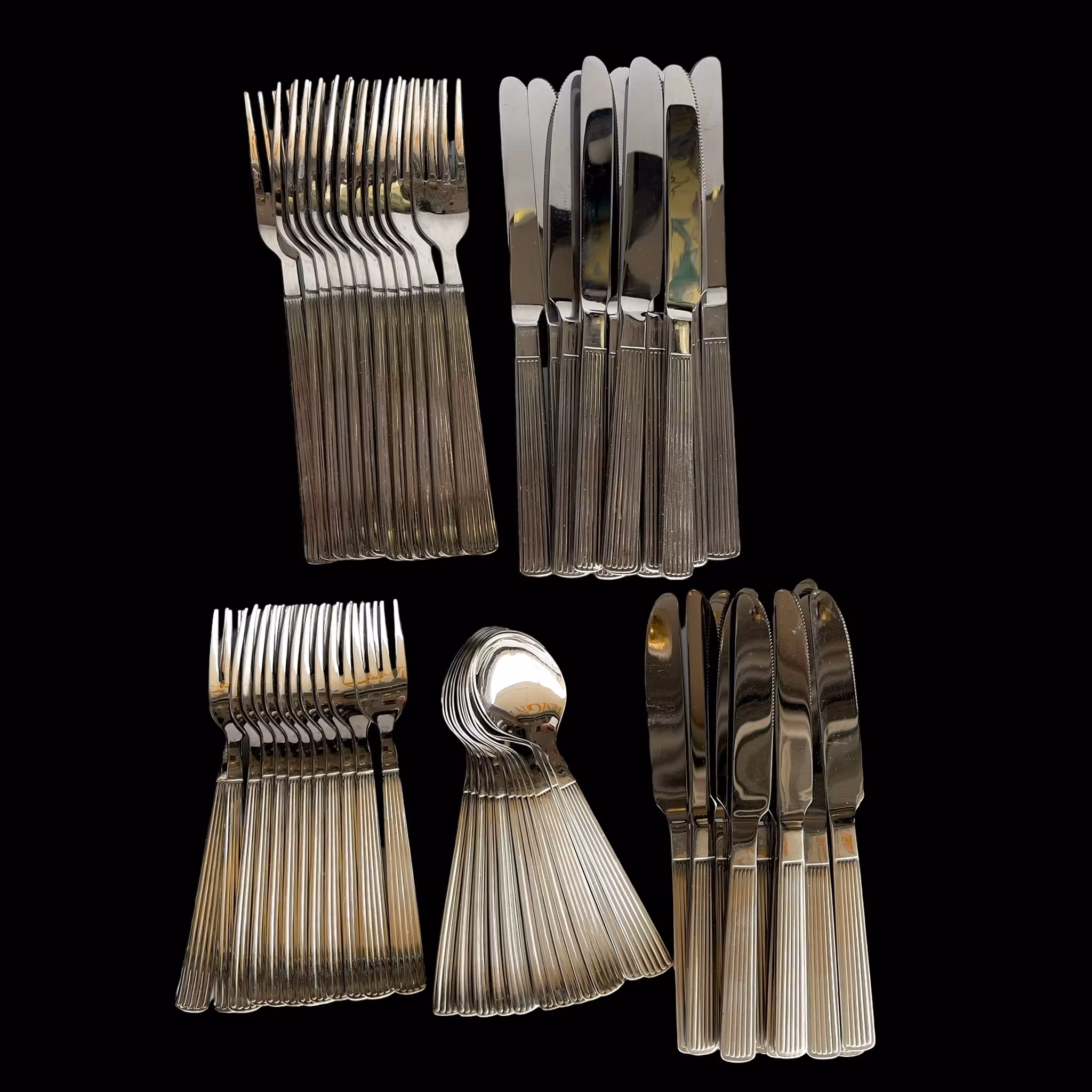 Pinti Italy - bestickset 60 delar - Elegant rostfritt bestickparti