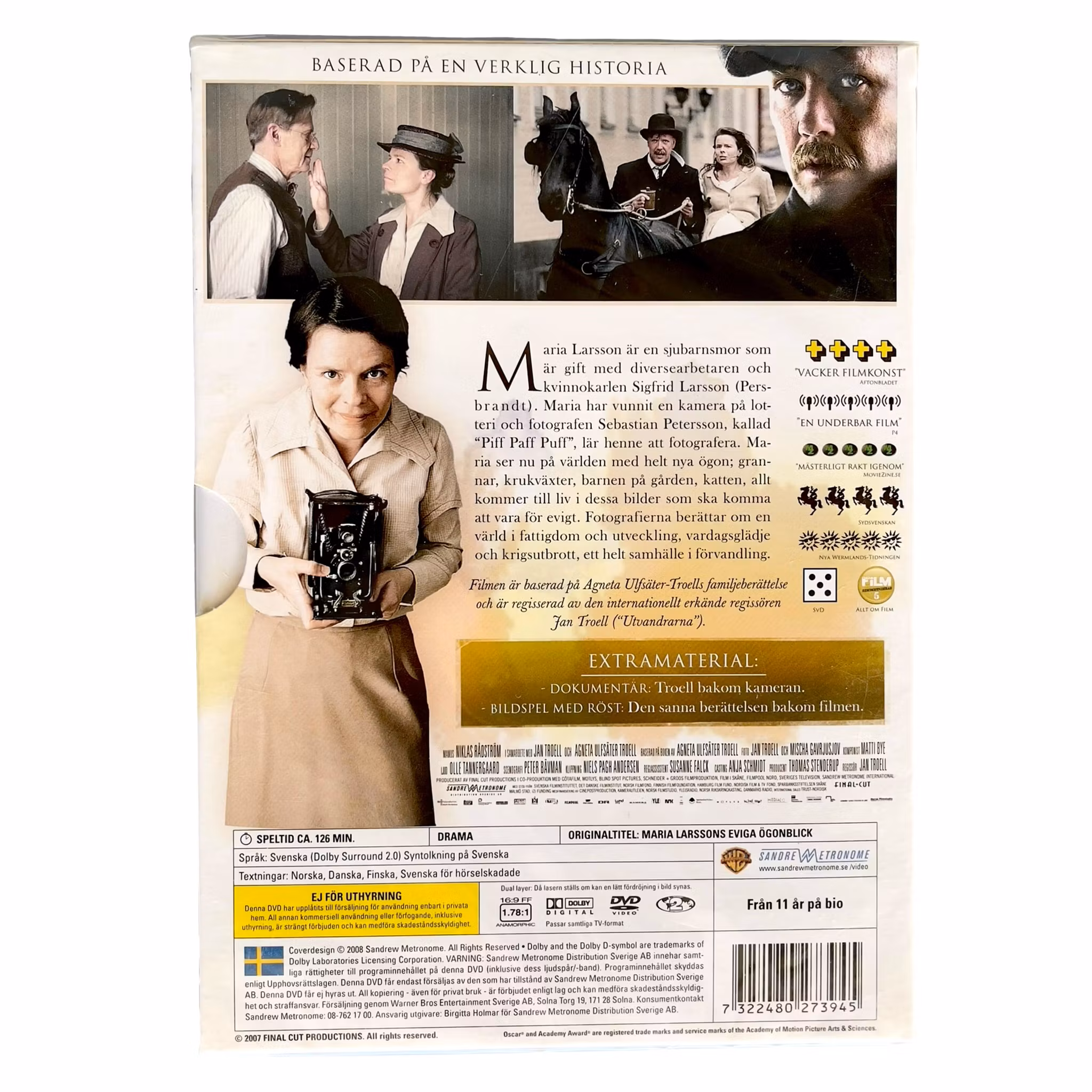 Maria Larssons eviga ögonblick - Inplastad / Oöppnad DVD - Jan Troell