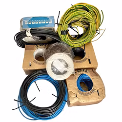 Lotto di cavi FK / fili di installazione - Diverse bobine, colori diversi