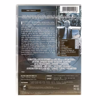 I Skottlinjen / In the Line of Fire (DVD, Collector's Edition) - Clint Eastwood