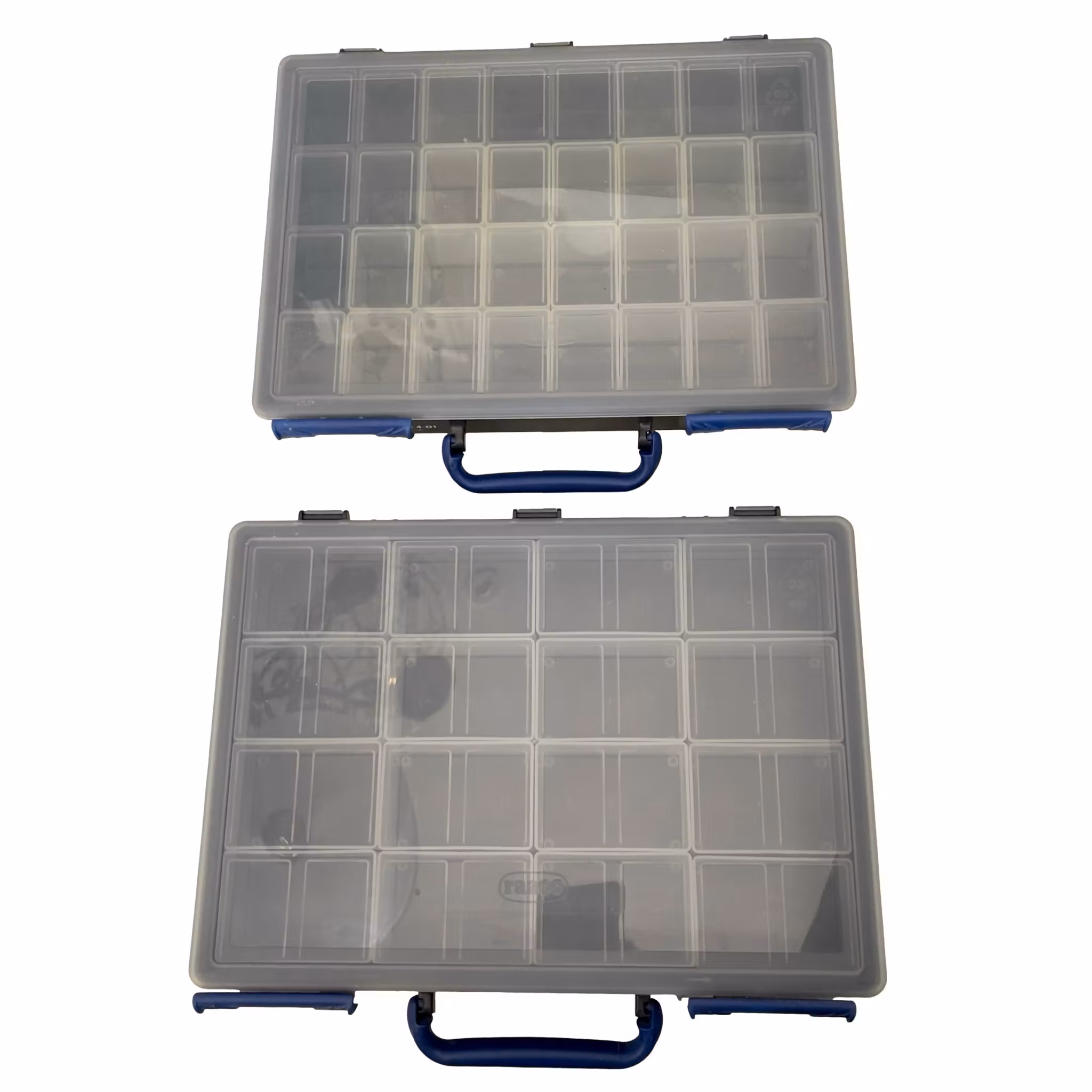 Sortimentslåda med skruv - SPAX m.fl. - Flera lådor - Välorganiserad