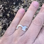 Ring i sterling silver - Unik design / vintage