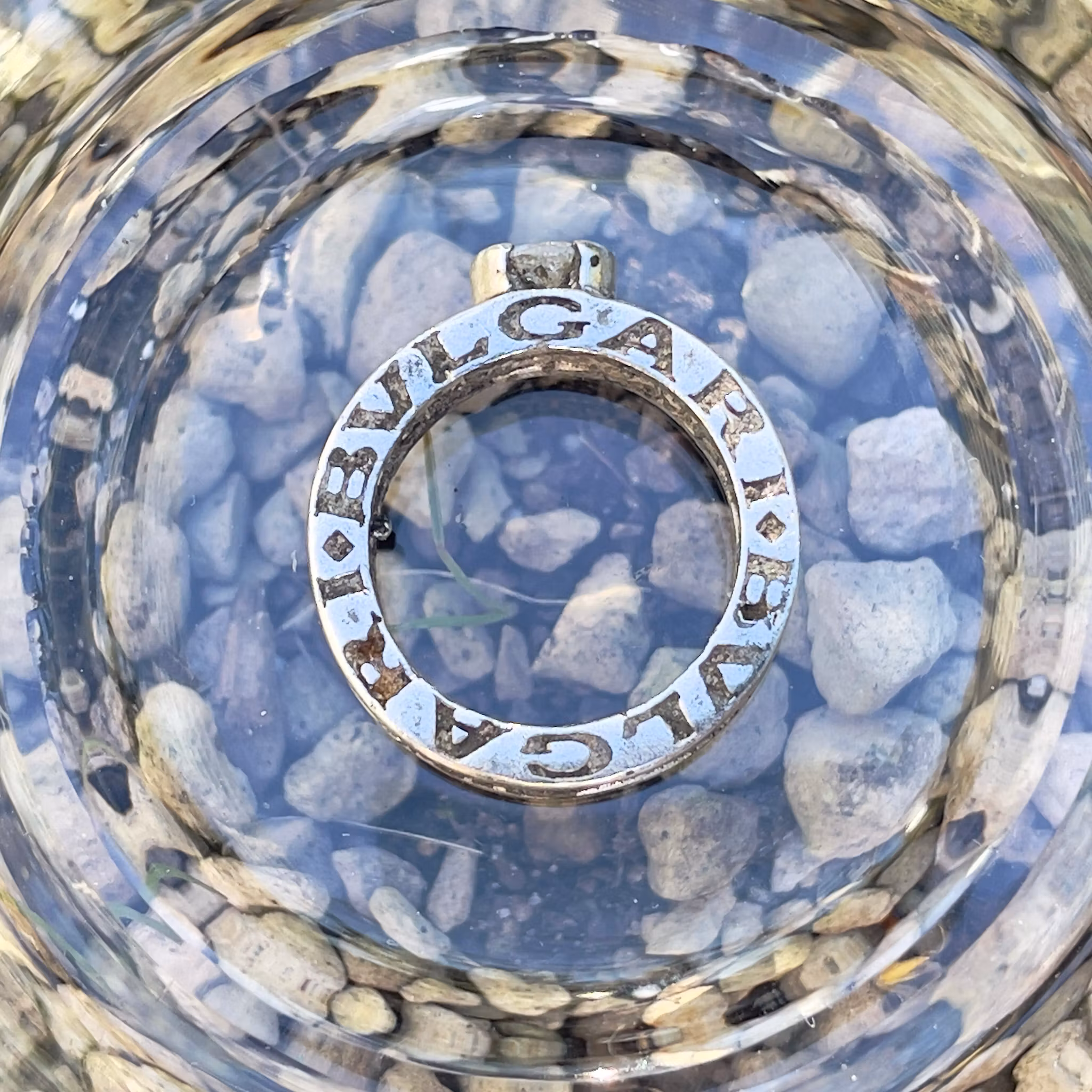 BVLGARI ring i sterling silver 925 - Italy