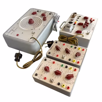 4 Teile EURATELE Köln - AM/FM Abgleichsender Typ 412 (Komplettset)