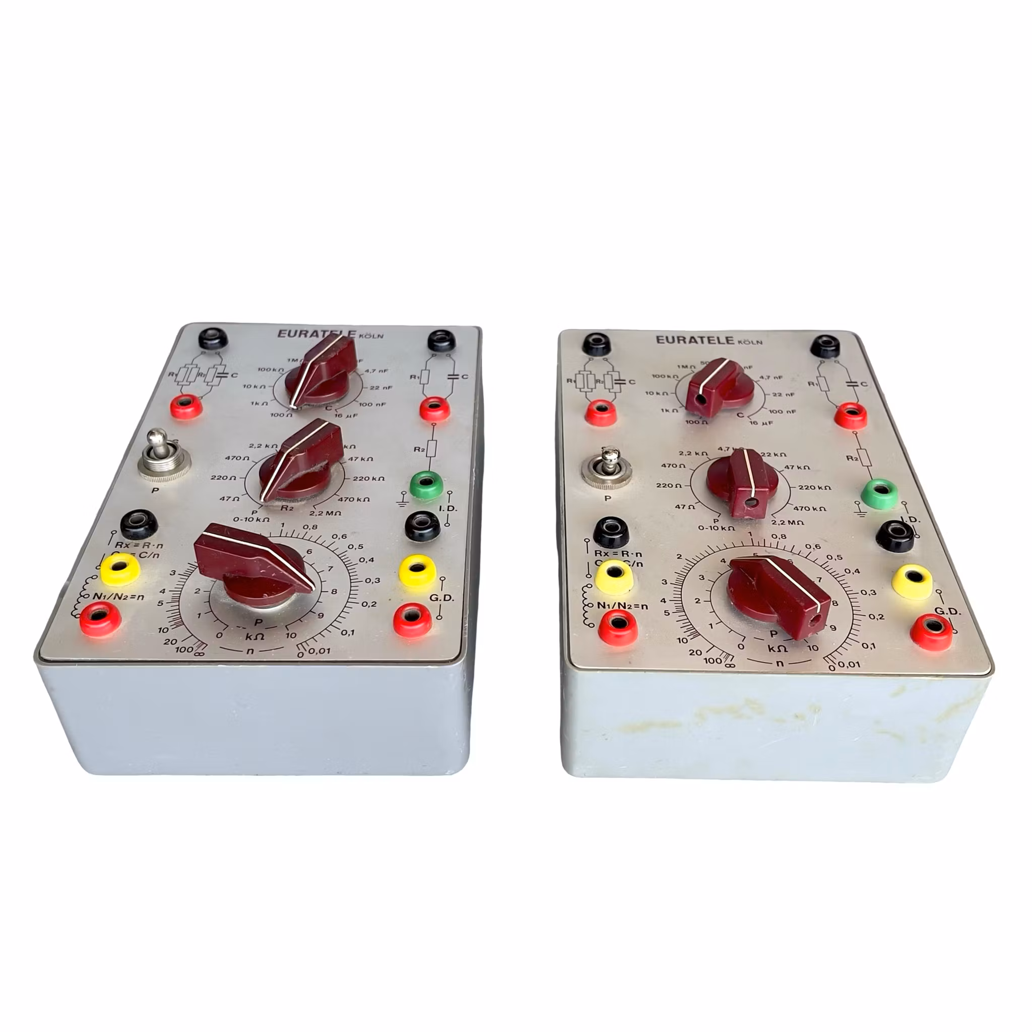 4 Delar EURATELE Köln - AM/FM Abgleich sändare Typ 412 (komplett set)