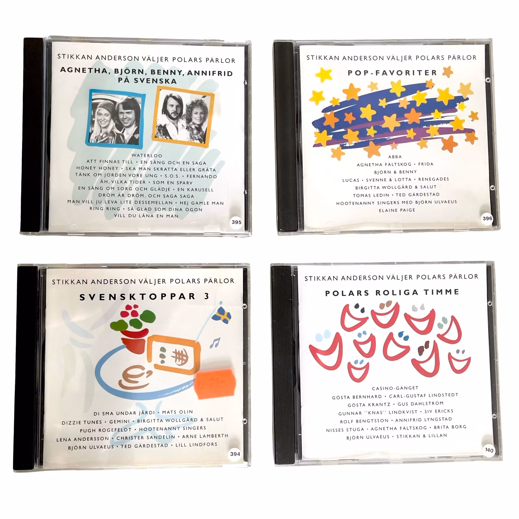 CD samling - Stikkan Anderson väljer Polars pärlor (4 st)