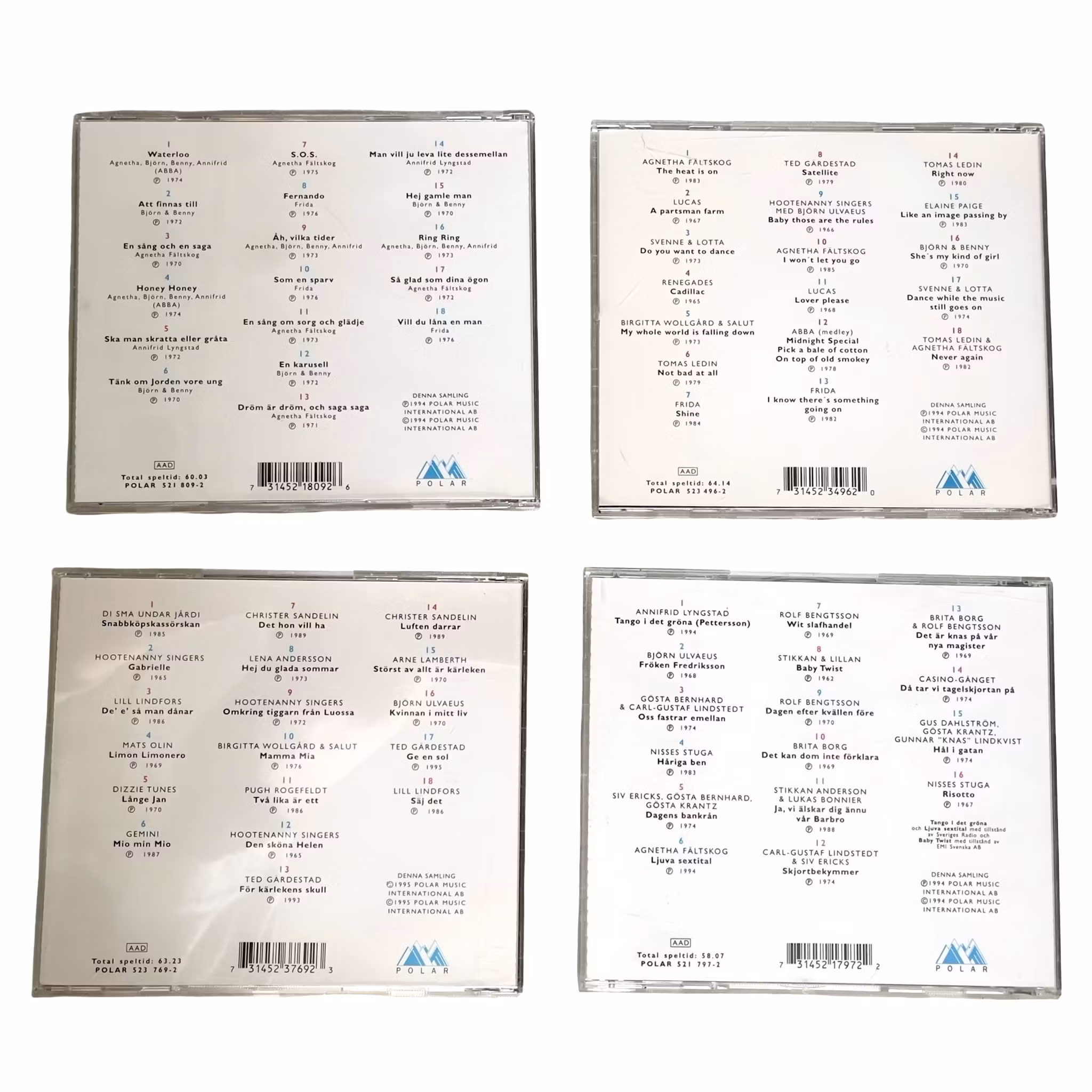 CD samling - Stikkan Anderson väljer Polars pärlor (4 st)
