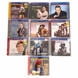 CD-kokoelma - Musiikkia, jota muistamme... (10 kappaletta) Ruotsalaisia klassikoita