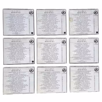 CD Samling - The Hit Story of British Pop Vol. 1-9 (9 CD)