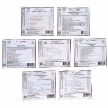 CD Samling - H.C. Lumbye - Samlede Orkesterverker Vol. 2-8 (Inplastade 7 CD)