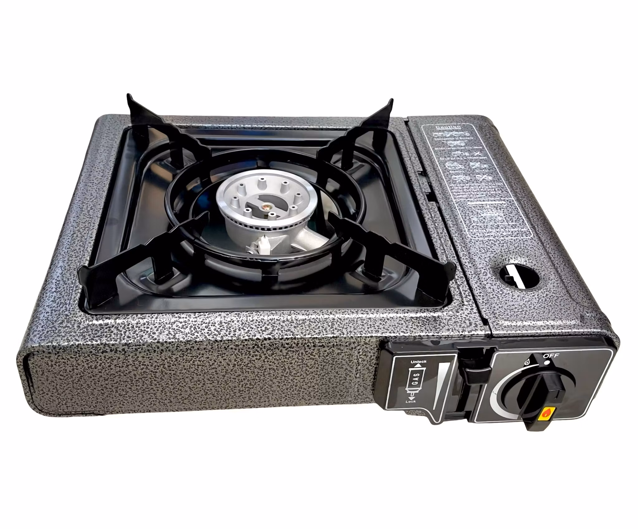 Portabel gas stove / campingkök i väska - komplett set