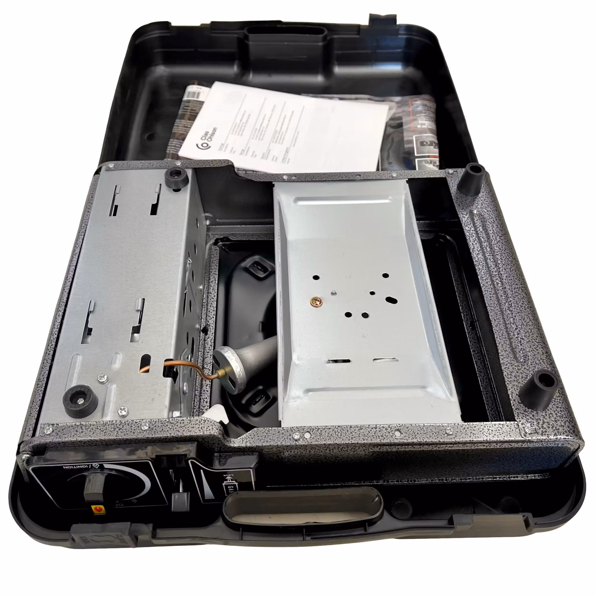 Portabel gas stove / campingkök i väska - komplett set