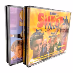 6 st CD skivor - Svenska dansband / Super Dans - Toppskick - Komplett låtlista