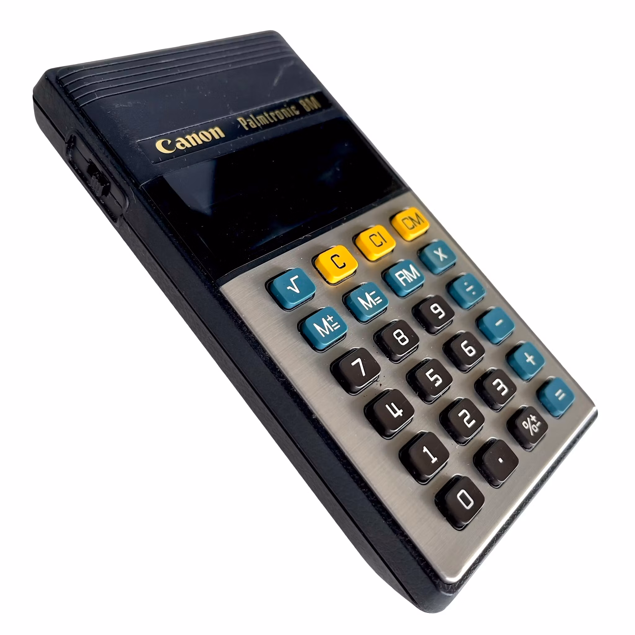 Canon Palmtronic 8M vintage miniräknare med original fodral