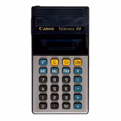 Vintage-Taschenrechner Canon Palmtronic 8M mit Originaletui