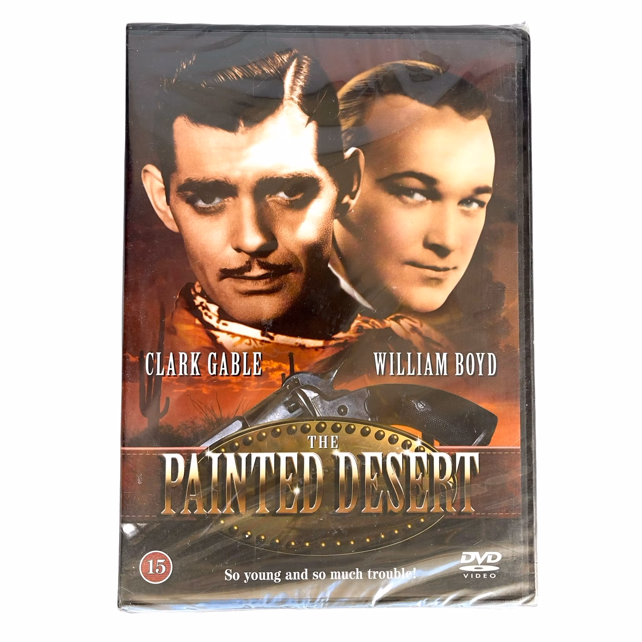 The Painted Desert - Inplastad / Oöppnade DVD - Klassisk western med Clark Gable