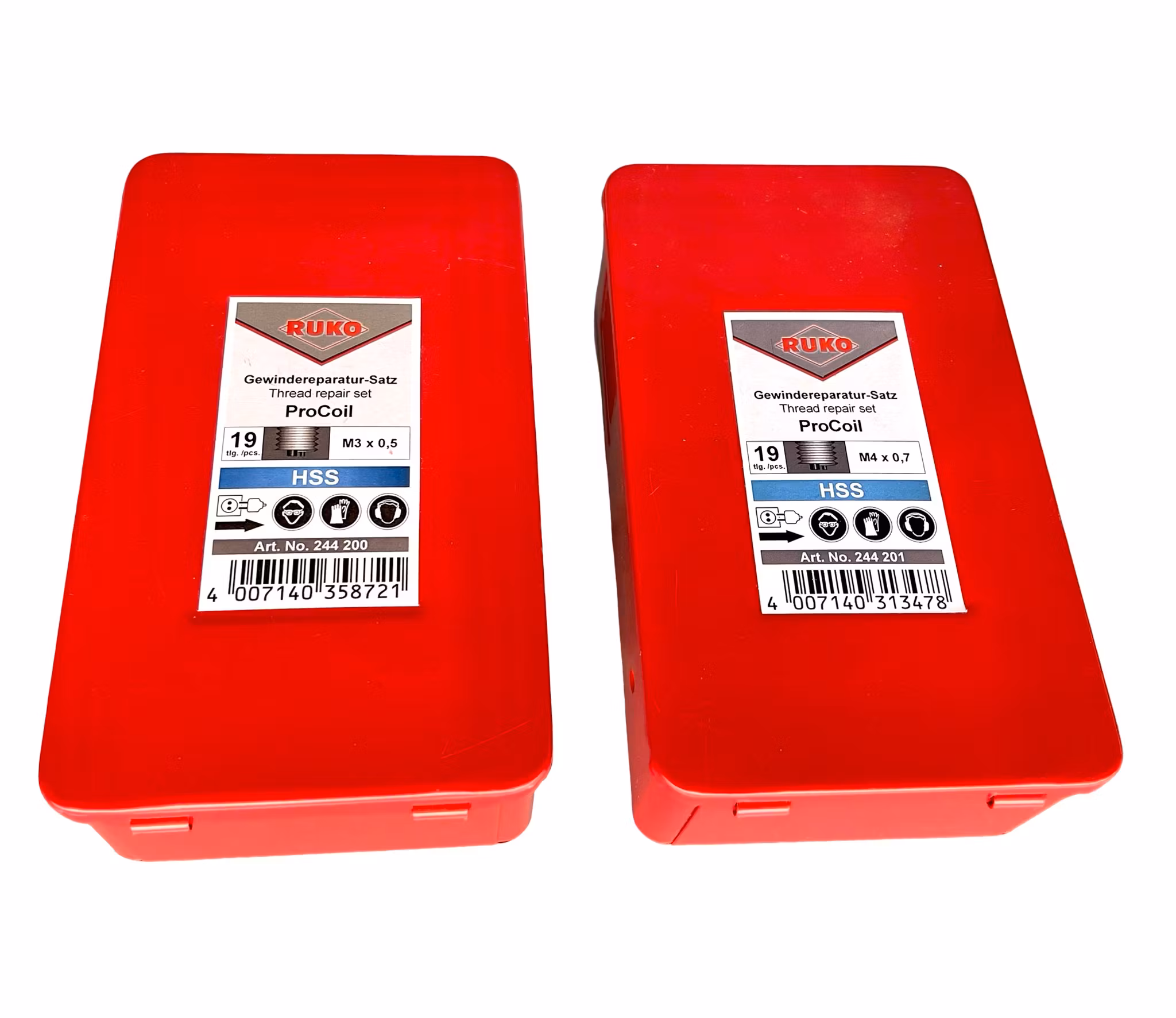 2 st RUKO ProCoil gängreparations sats - M3 & M4 - Oanvända