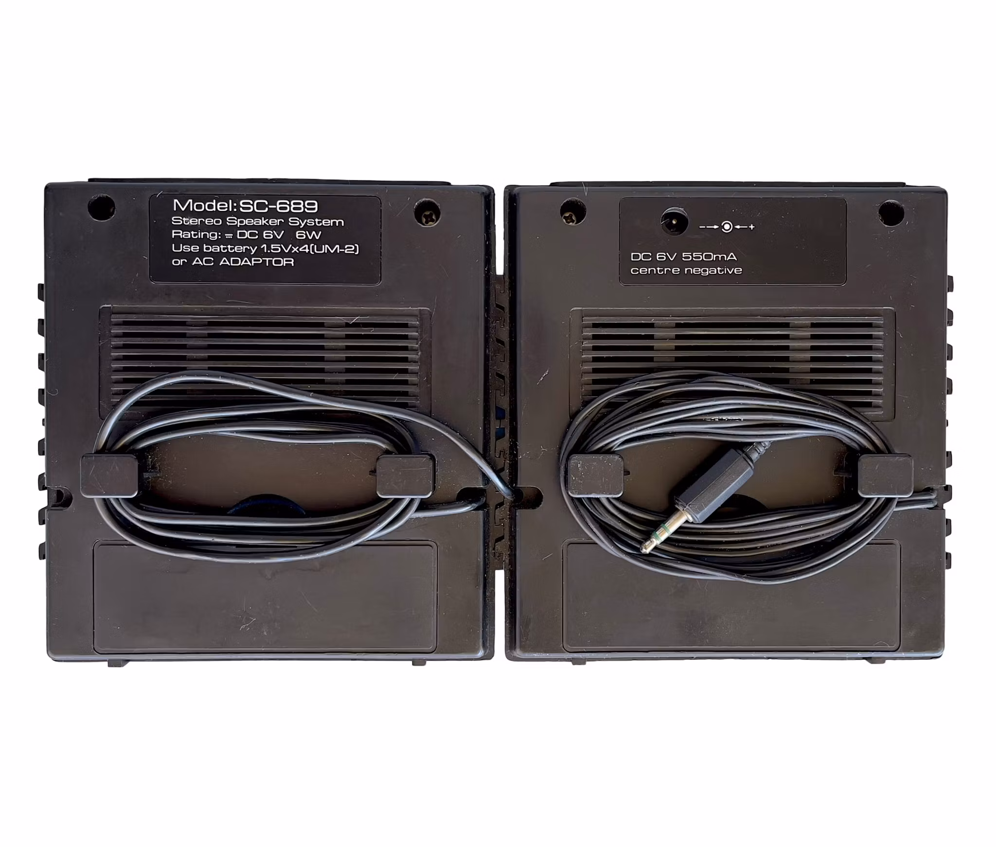 Sound Creation SC 689 Vintage Stereo Högtalare - Retro Portabla